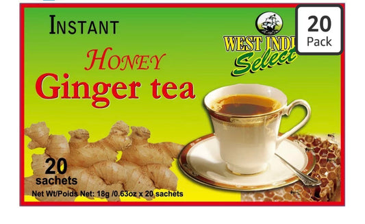 Instant Honey Ginger Tea West Indian Select (Pack of 2)